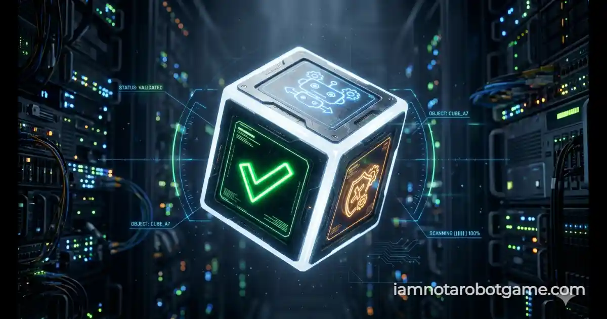 Level 16 Now in 3D Matrix Solution in the I'm Not a Robot Game