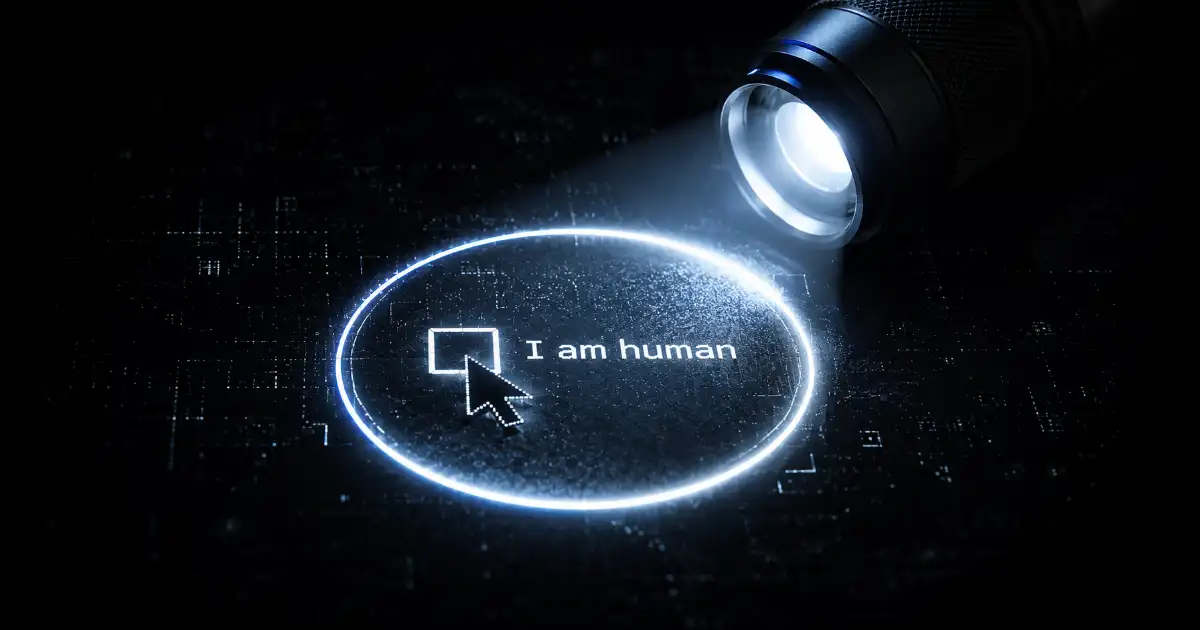 Level 19 In the Dark Flashlight Matrix in the I'm Not a Robot Game