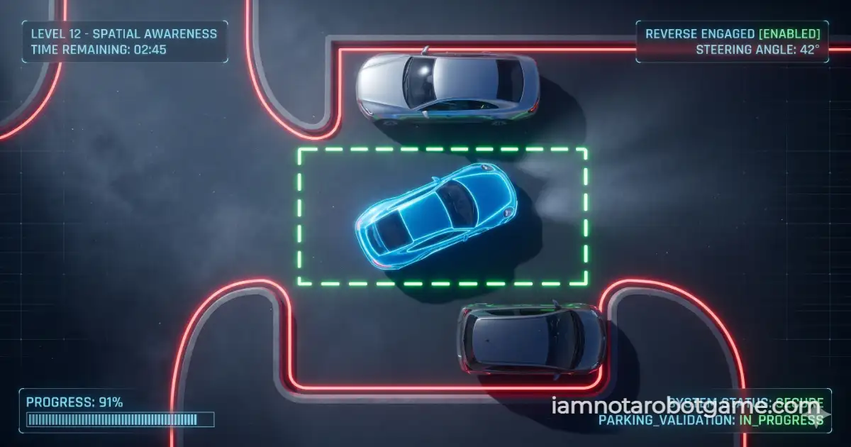 Level 26 Parallel Parking Simulator Turing Test Solution